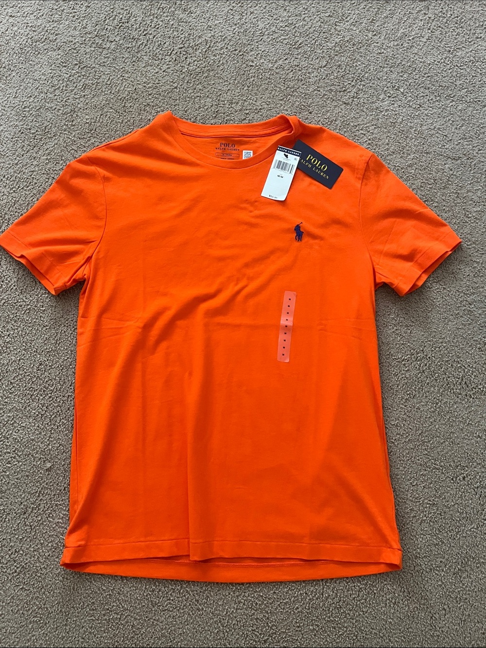 Orange Polo Ralph Lauren t-shirt. Size M.